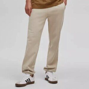 Mode Of One Mens Regular Fit Fleece Sweatpants Joggers Dark Ecru Size XL